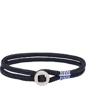Pig & Hen - Rope Bracelets - Marinblå | silver Don Dino